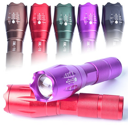 Grab-N-Go Zoomable Focusing Flashlight In 5 Colors - Lightweight & Powerful