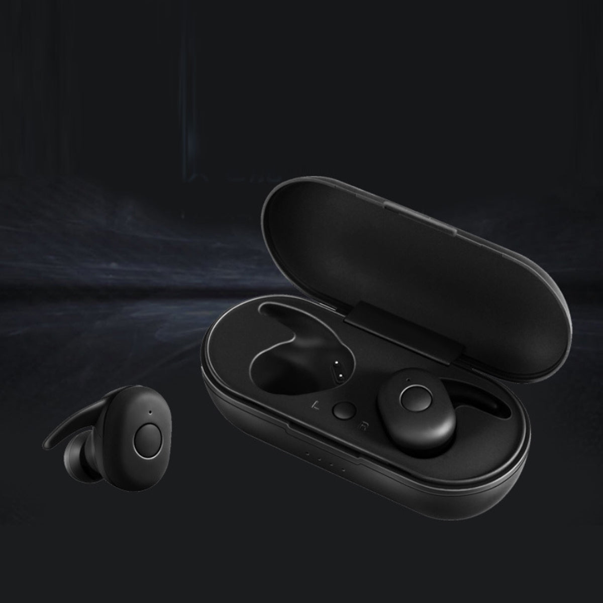 Twin Bluetooth Earpods With Chargeable Box - Wireless Headphones with Noise Cancellation and Siri Compatibility