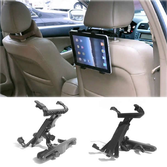 Car Headrest Stand for iPad & Tablets | Universal & Secure In-Car Entertainment Mount