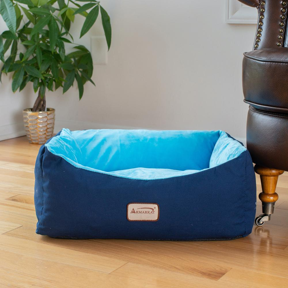 Armarkat Pet Bed Model C09HSL/TL Blue - Comfortable and Durable for Cats and Small Dogs