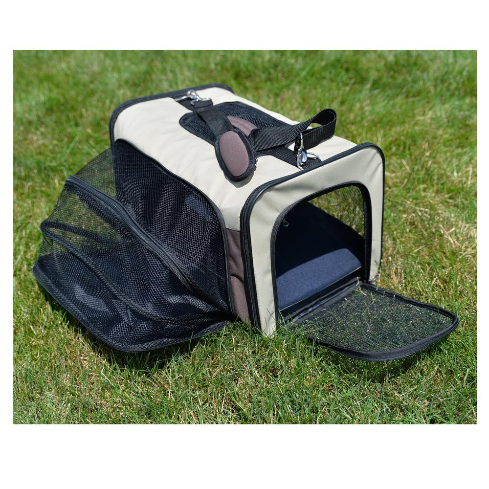 Armarkat Pet Carrier, Beige & Chocolate, PC102R - Comfortable and Safe Travel for Your Pet