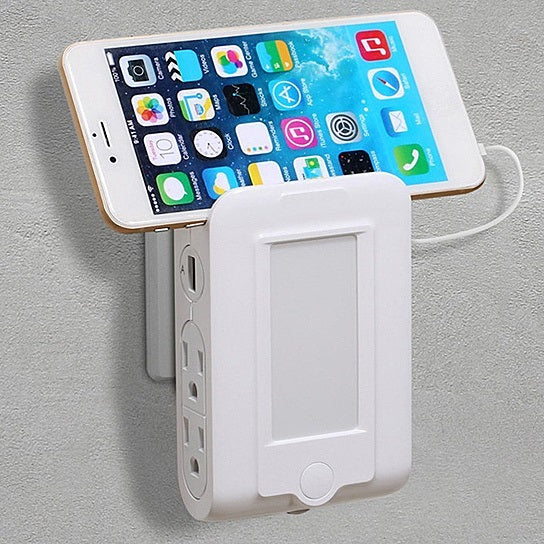 4 in 1 Wall Power Adapter & Phone Charger with Night Light - Expert Multitasker for Ultimate Convenience