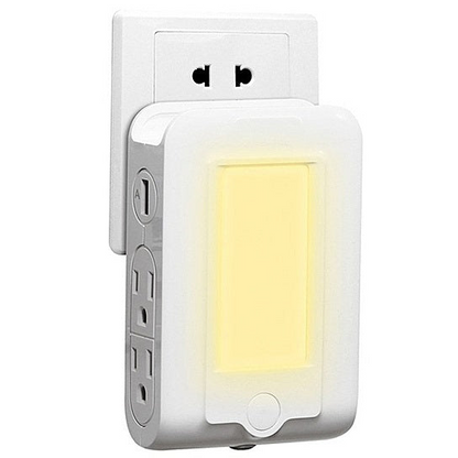 4 in 1 Wall Power Adapter & Phone Charger with Night Light - Expert Multitasker for Ultimate Convenience