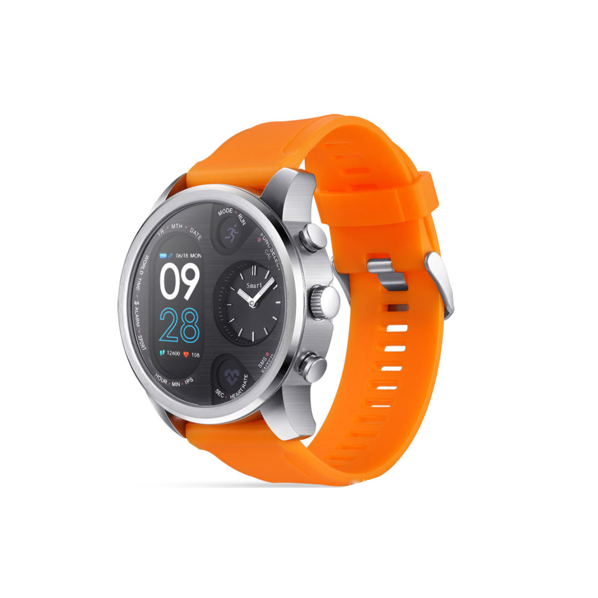 Alista Rugged Unisex Smart Watch - Health Tracking, Sporty Design