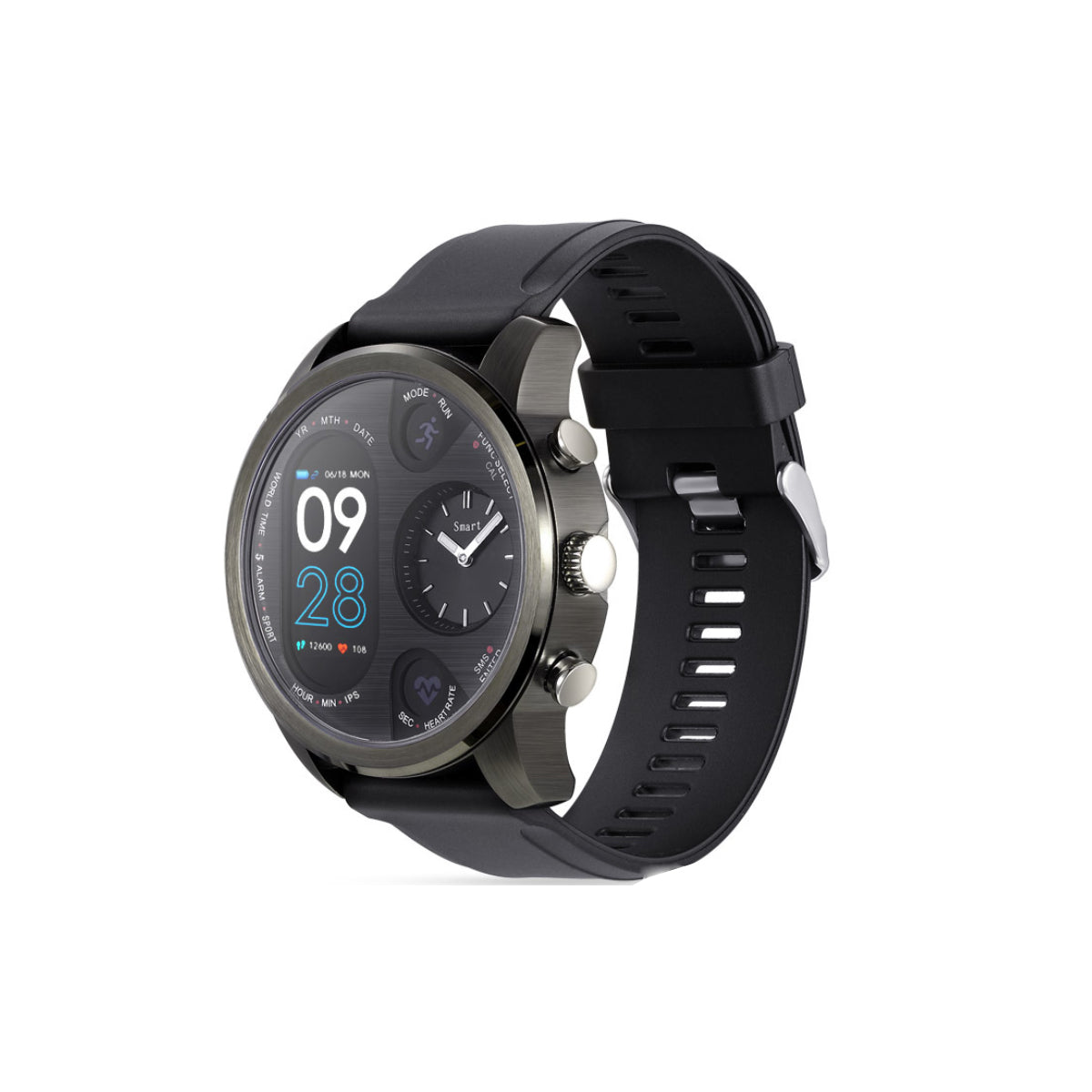 Alista Rugged Unisex Smart Watch - Health Tracking, Sporty Design