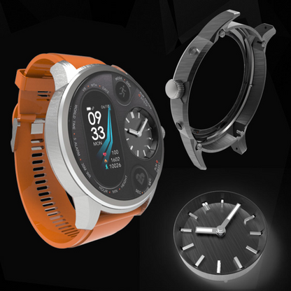 Alista Rugged Unisex Smart Watch - Health Tracking, Sporty Design