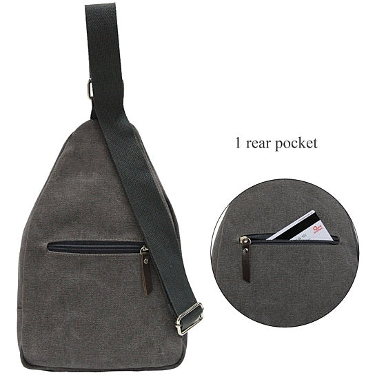 Sling Cling Cotton Canvas Messenger Bag – Ergonomic, Versatile, and Stylish