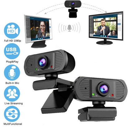 ZOOMEX 1080P HD Portable Camera And Mic For Video Chat - Crisp Video and Clear Audio