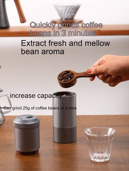 Portable Wireless Bean Grinder - USB Charging | Sleek, Minimalist Design-1