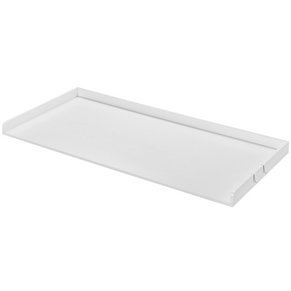 Durable White Wooden Washer and Dryer Countertop - 54" x 27" Multi-Functional Laundry Room Topper for Organized and Stylish Spaces
