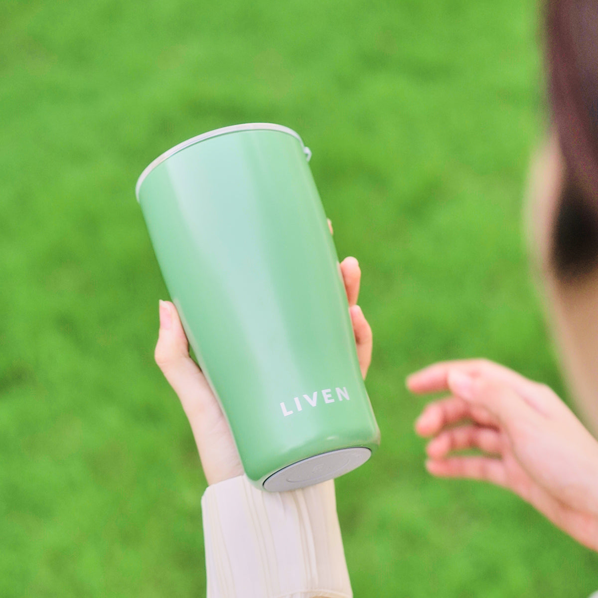 Liven Glow™ Ceramic-Coated Stainless Steel Tumbler 19 oz-4