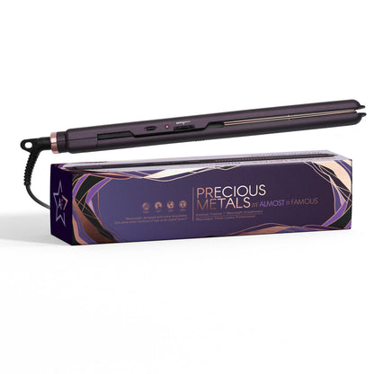 MaxLength 1" Flat Iron with Rose Gold Titanium Plates-5