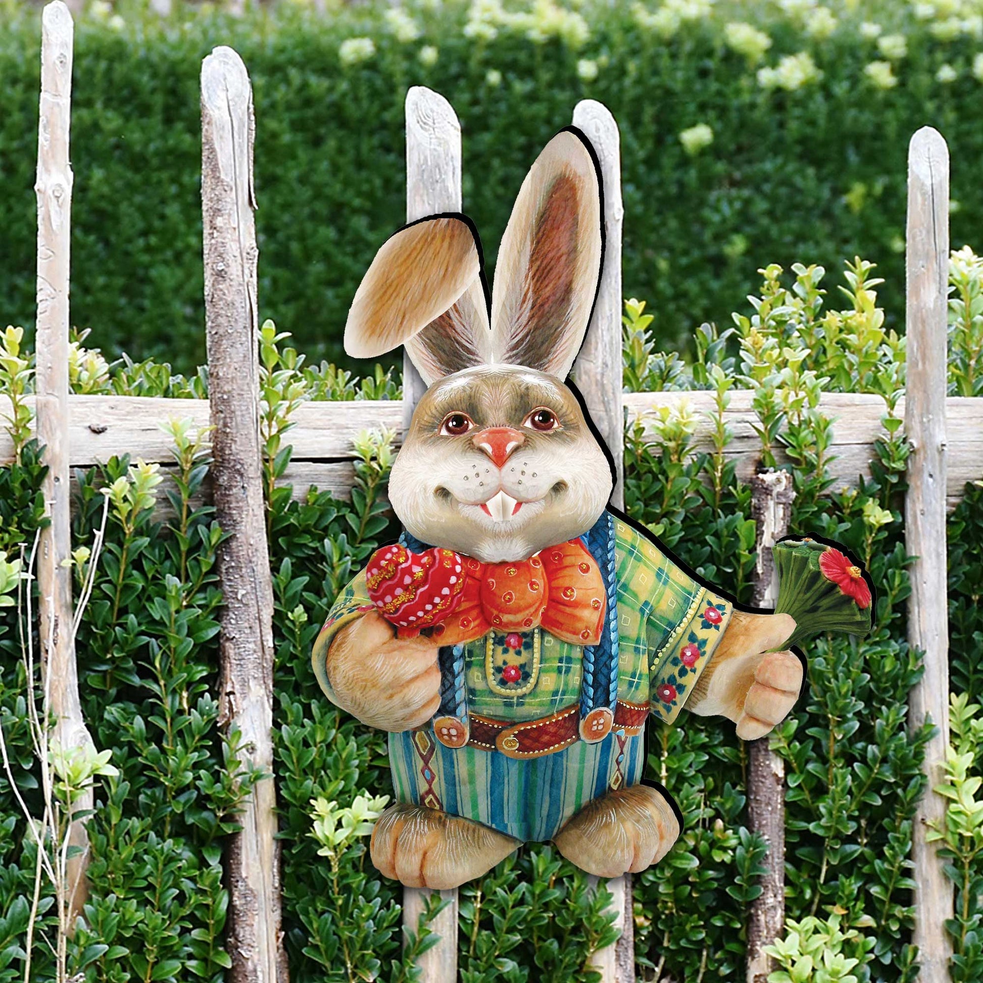 Father Bunny Easter Door Decor by G. DeBrekht - Easter Spring Decor - 8154423H-1