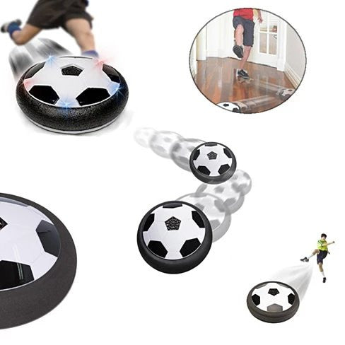 Slide And Glide Indoor Soccer Hover Ball - Multi-Surface Air Power Soccer Disc