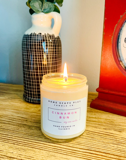 Handcrafted Soy Wax Candle 18oz with Rose Gold Lid | Premium Essential Oil Infused | 60+ Hours Burn Time | Vegan & Non-Toxic - Perfect for Home Decor & Gifts