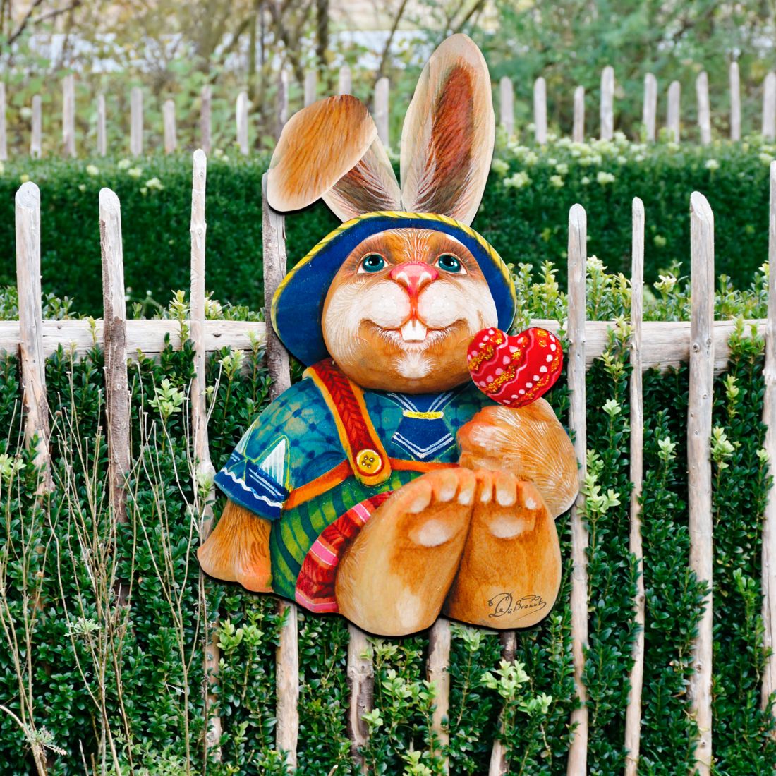 Baby Bunny Easter Door Decor by G. DeBrekht - Easter Spring Decor - 8154422H-1