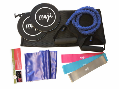 Maji Sports Resistance & Core Fitness Training Bundle - Complete Workout Kit