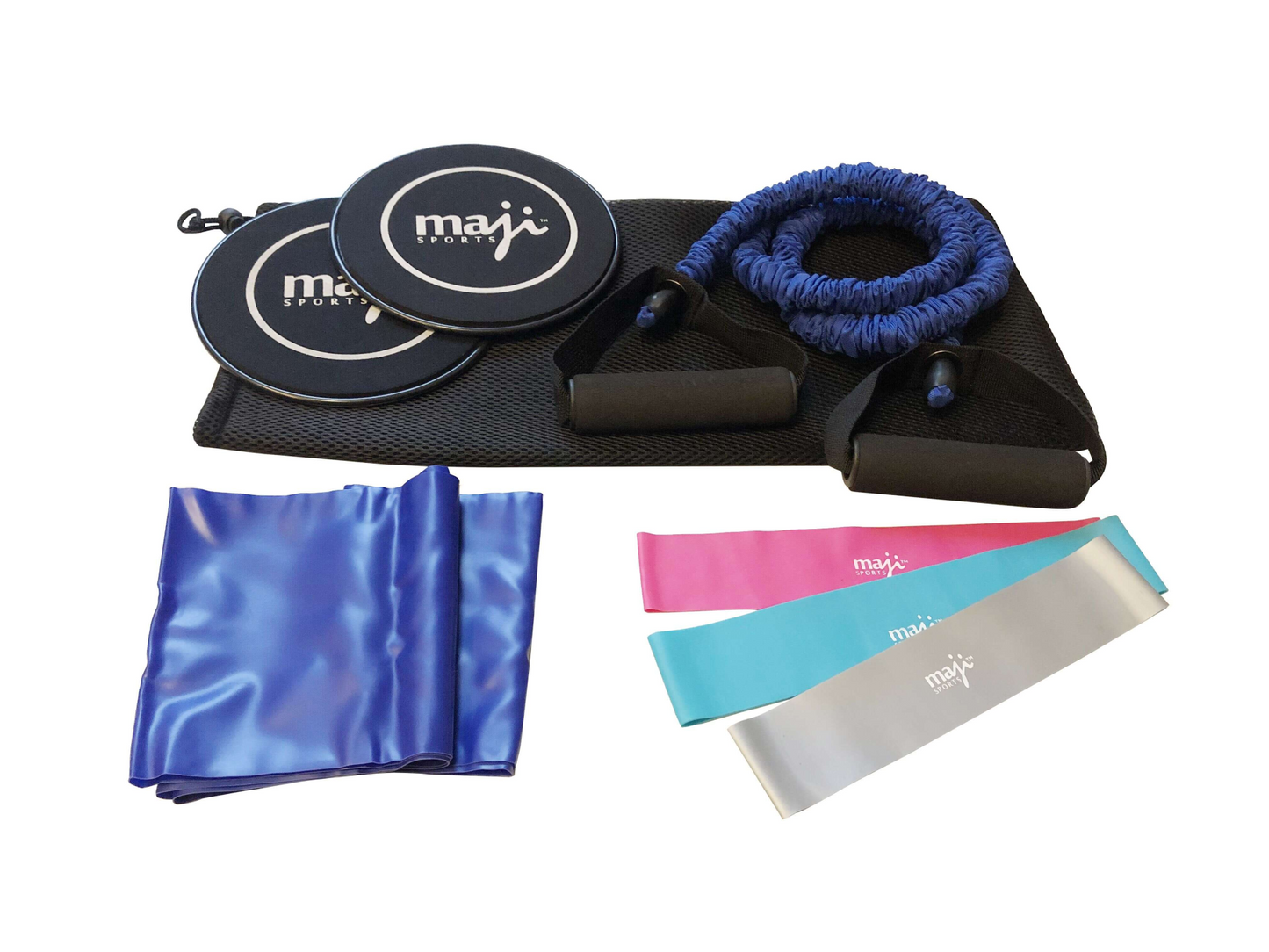 Maji Sports Resistance & Core Fitness Training Bundle - Complete Workout Kit