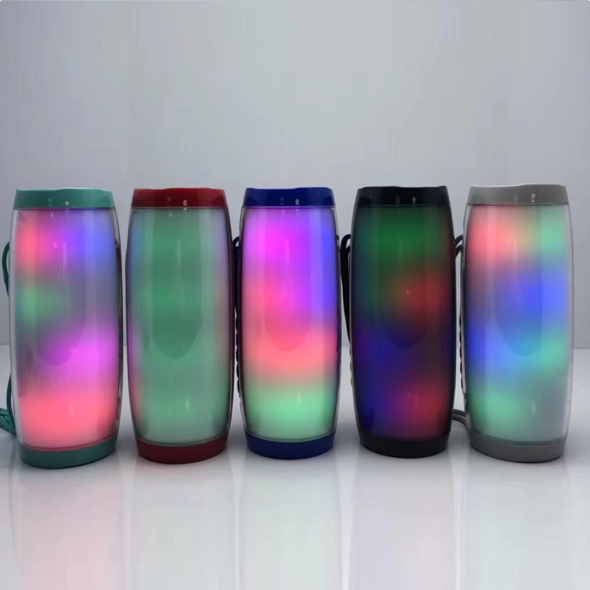 Rainbow LED Bluetooth Speakers In Vibrant Colors - Clear, Immersive Sound