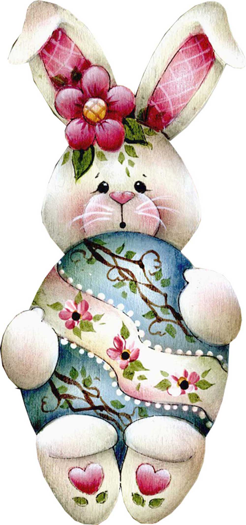 Bunny Hugs Easter Door Decor by Jamie Mills-Price - Easter Spring Decor - 8457602H-4