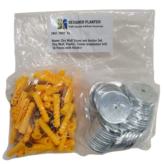 Budget Pack Screw, Washer & Plug Kit (Timber, Drywall and Plaster) 50 Pack-0