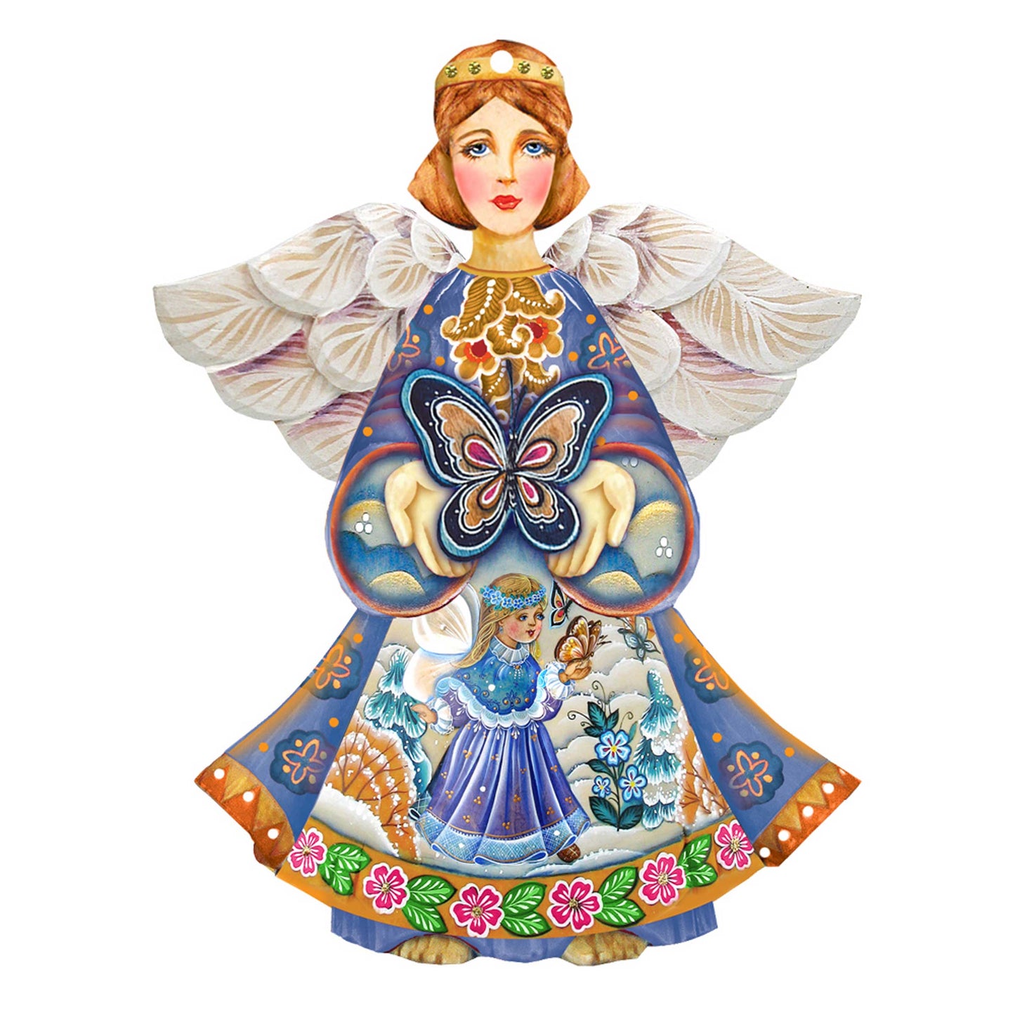 Butterfly Spring Angel Door Decor by G. DeBrekht - Easter Spring Decor - 8154152H-4