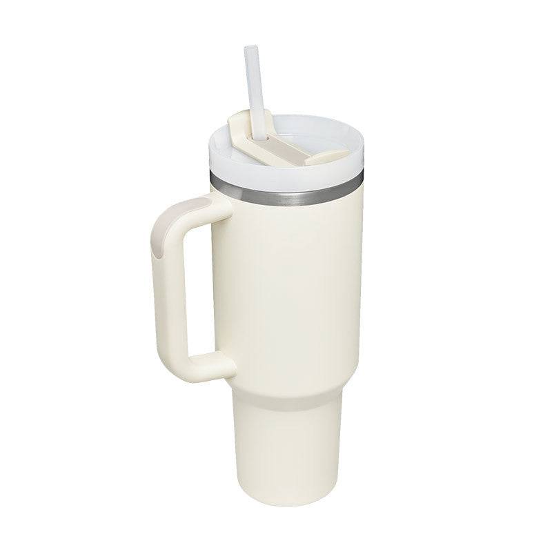 Thermal Mug 40oz Straw Coffee Insulation Cup With Handle BPA Free-7