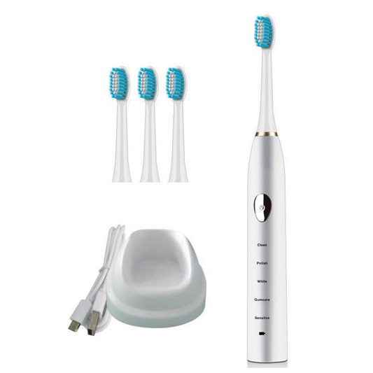 MySonic All Clear Powered Tooth Brush Set - Complete Oral Care System