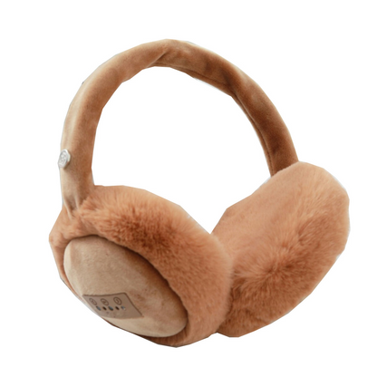 Fuzzy Wuzzy Bluetooth Headphones - Cozy Faux Fur, Wireless, Long Battery Life