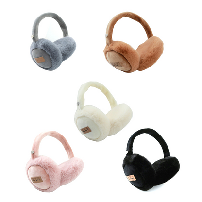 Fuzzy Wuzzy Bluetooth Headphones - Cozy Faux Fur, Wireless, Long Battery Life