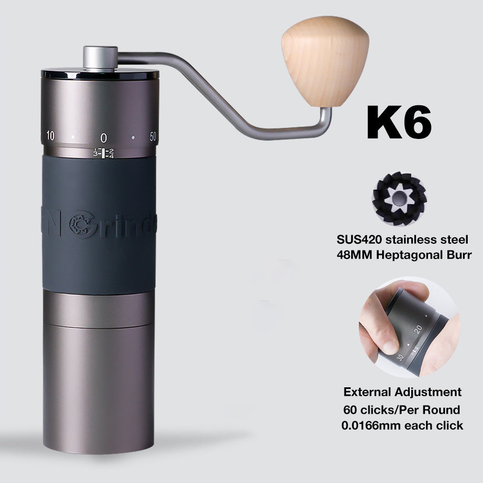 Portable Hand Crank Coffee Grinder – Manual, Adjustable Burrs, and Travel-Friendly-4