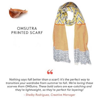 Sahara- Ikat Print Scarf - Colorful and Soft | Shop Now