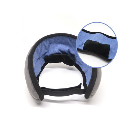 EZ Sleep Bluetooth Eye Mask | High-Fidelity Sound | Velvet Comfort | Adjustable Fit | 9 Hours Playtime | Hand Washable | Ideal for Travel & Meditation