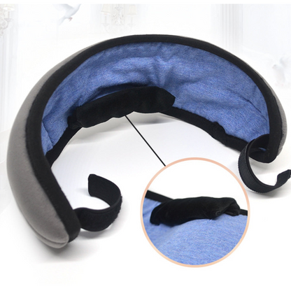 EZ Sleep Bluetooth Eye Mask | High-Fidelity Sound | Velvet Comfort | Adjustable Fit | 9 Hours Playtime | Hand Washable | Ideal for Travel & Meditation