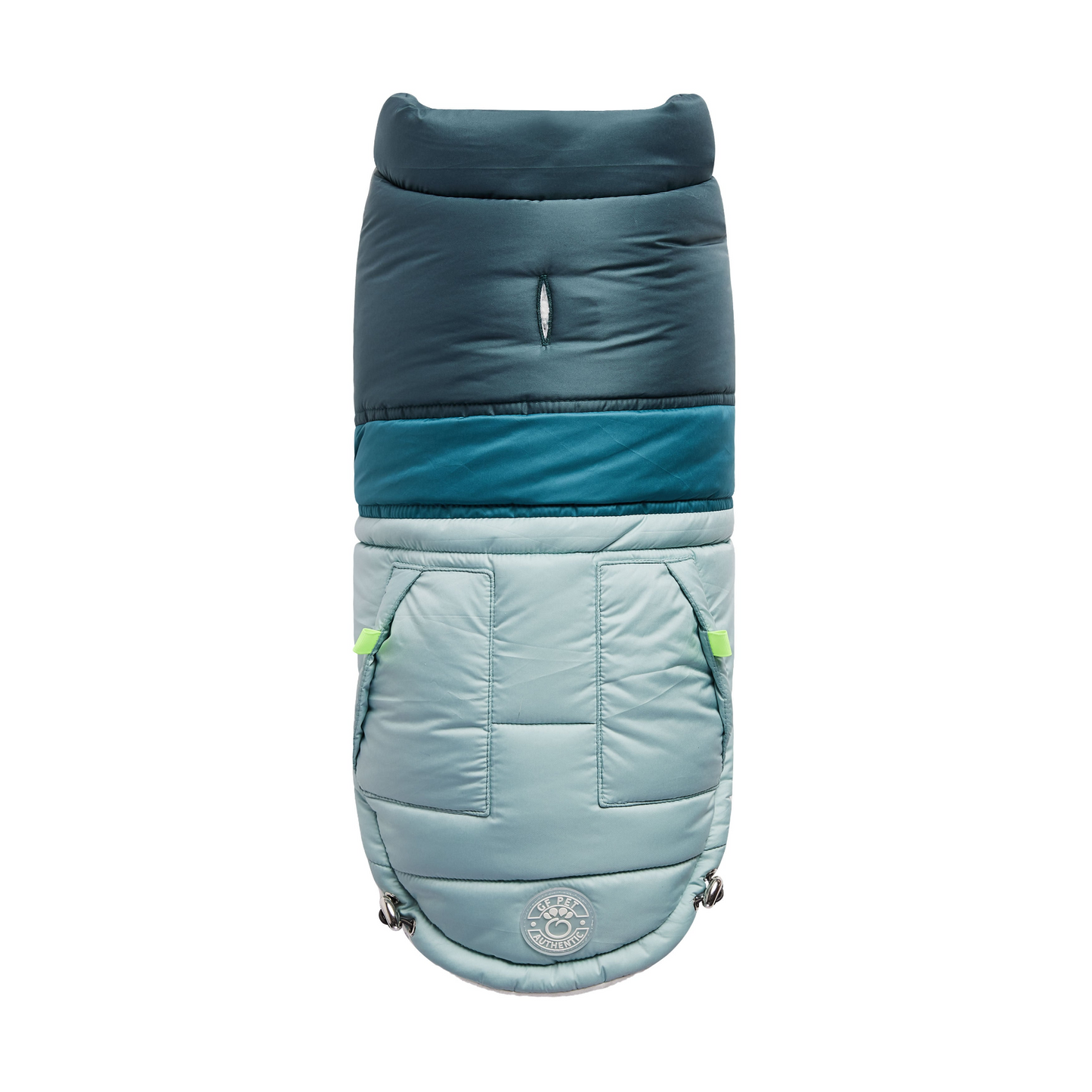 Retro Puffer - Light Blue | Fashionable and Functional Dog Jacket