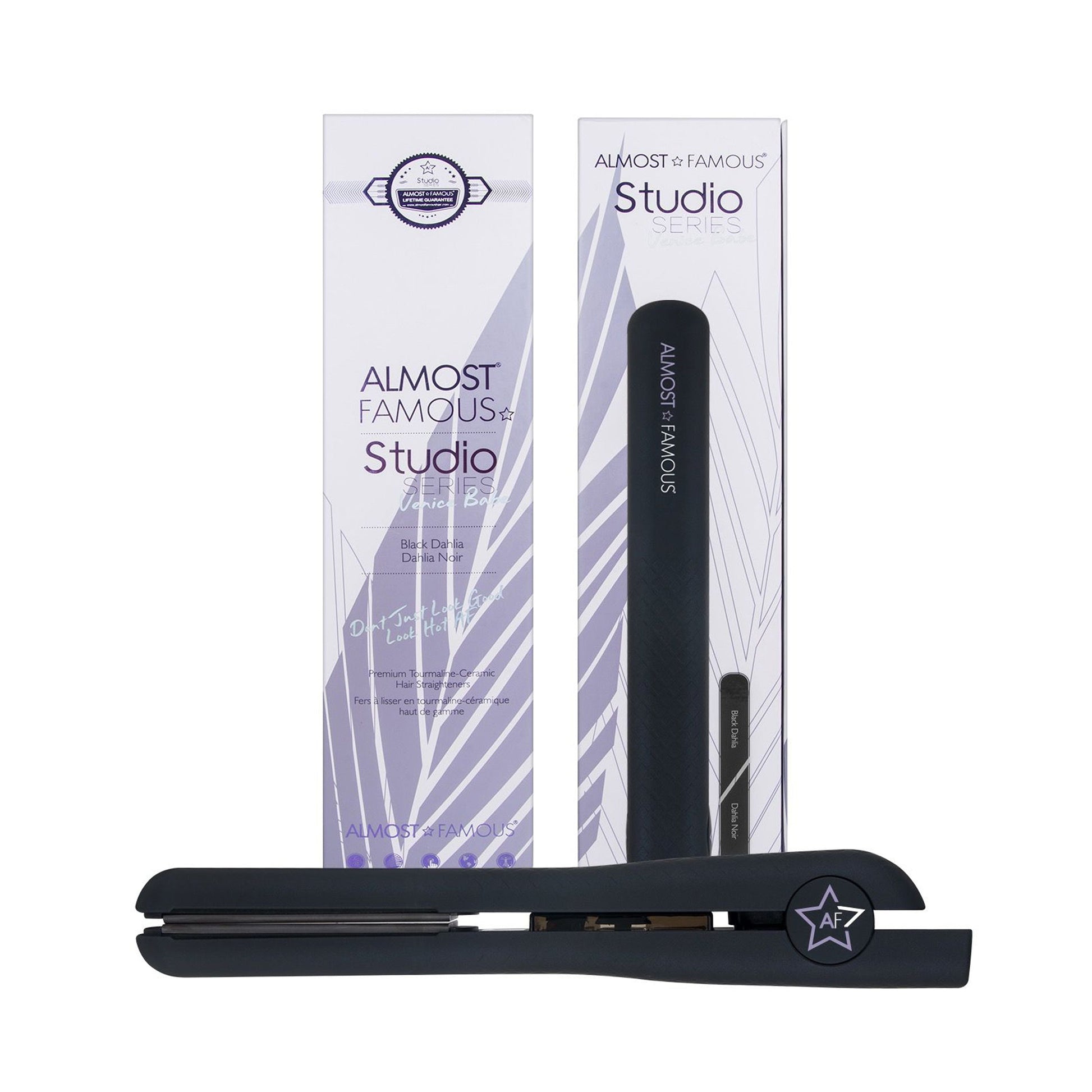 Venice Babe 1.25" Flat Iron with Luxe Gem Infused Plates-3