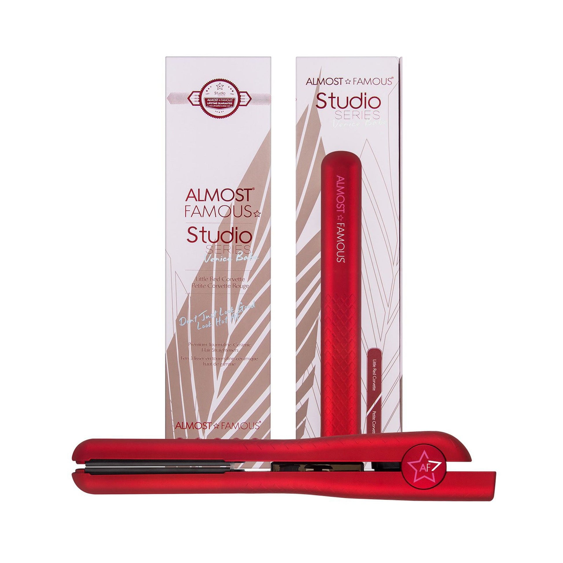 Venice Babe 1.25" Flat Iron with Luxe Gem Infused Plates-0