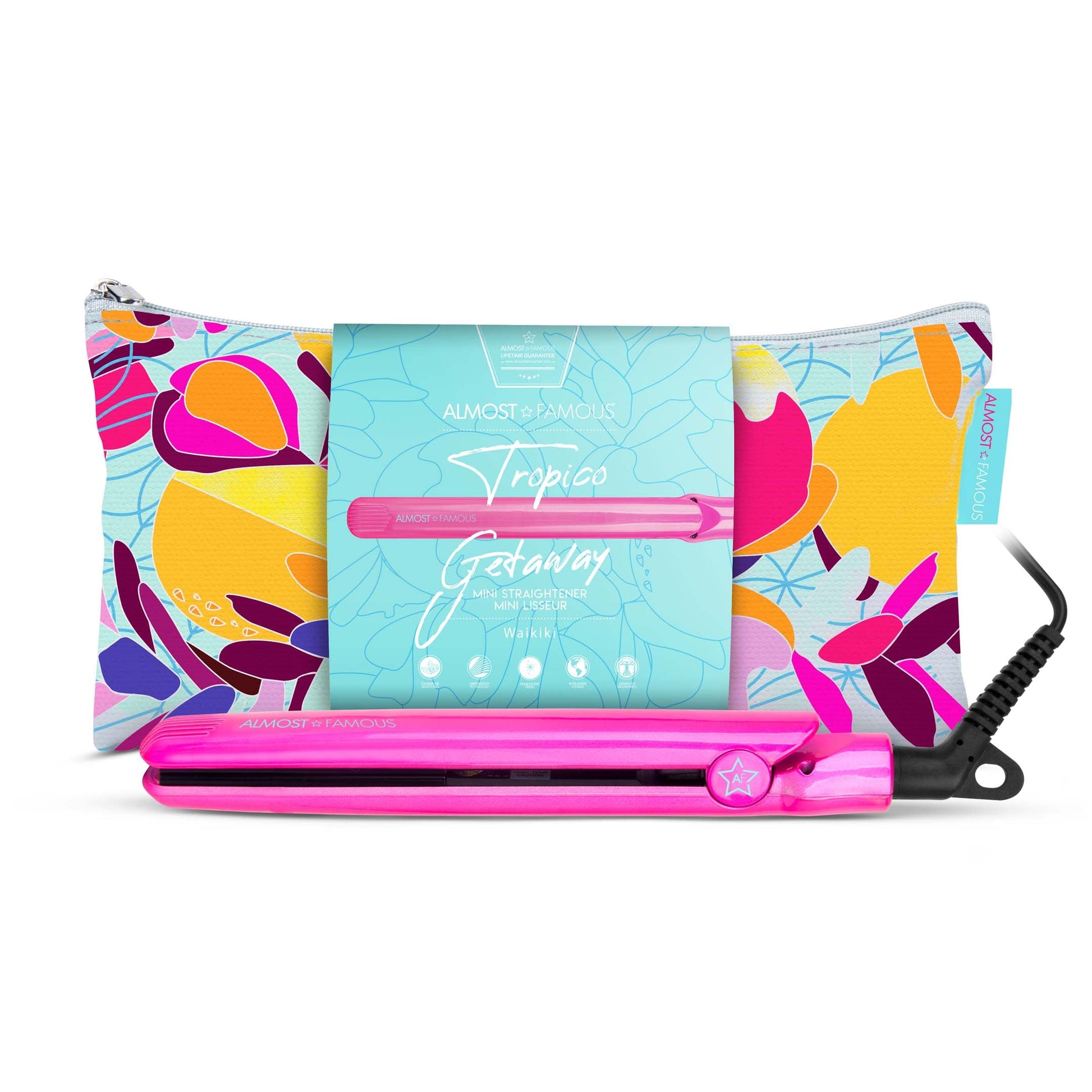 Tropico Getaway 0.5" Flat Iron with Travel Bag-3