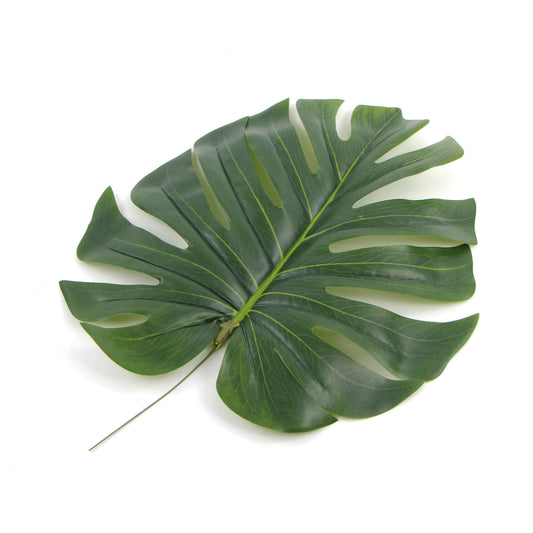 Artificial Single Philodendron Leaf 11.5"-0