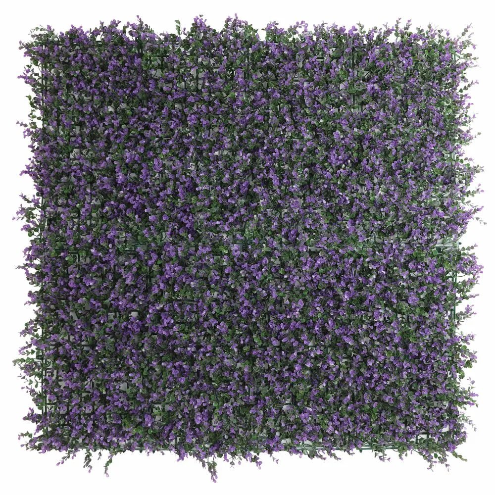 Artificial Purple Lavender Foliage Wall Panels 11SQFT 40"x 40" Commercial Grade UV Resistant-0