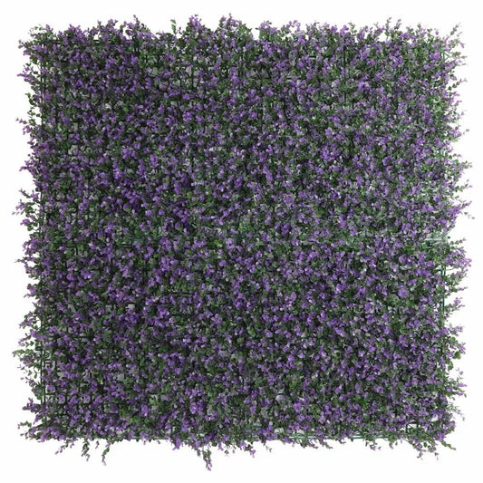Artificial Purple Lavender Foliage Wall Panels 11SQFT 40"x 40" Commercial Grade UV Resistant-0