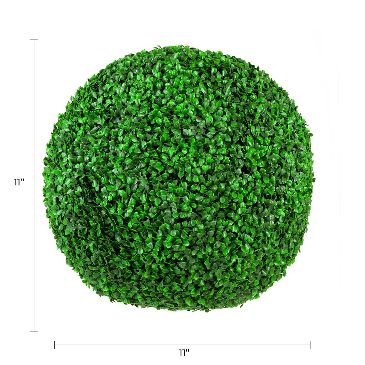 Artificial Boxwood Topiary Ball Set (2 Balls) 11 Inch UV Resistant-1