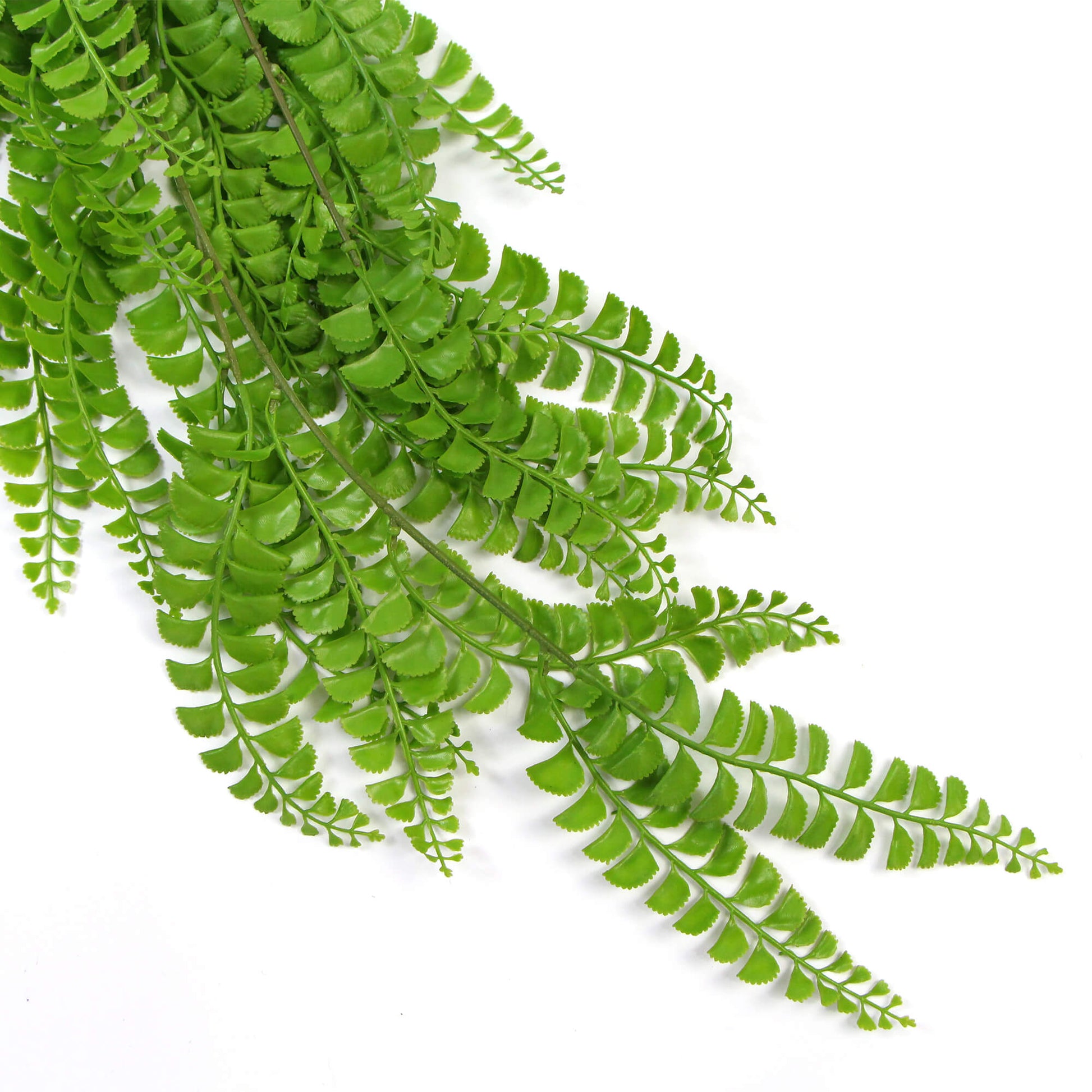 Artificial Dark Green Hanging Button Fern Plant 31" UV Resistant-3