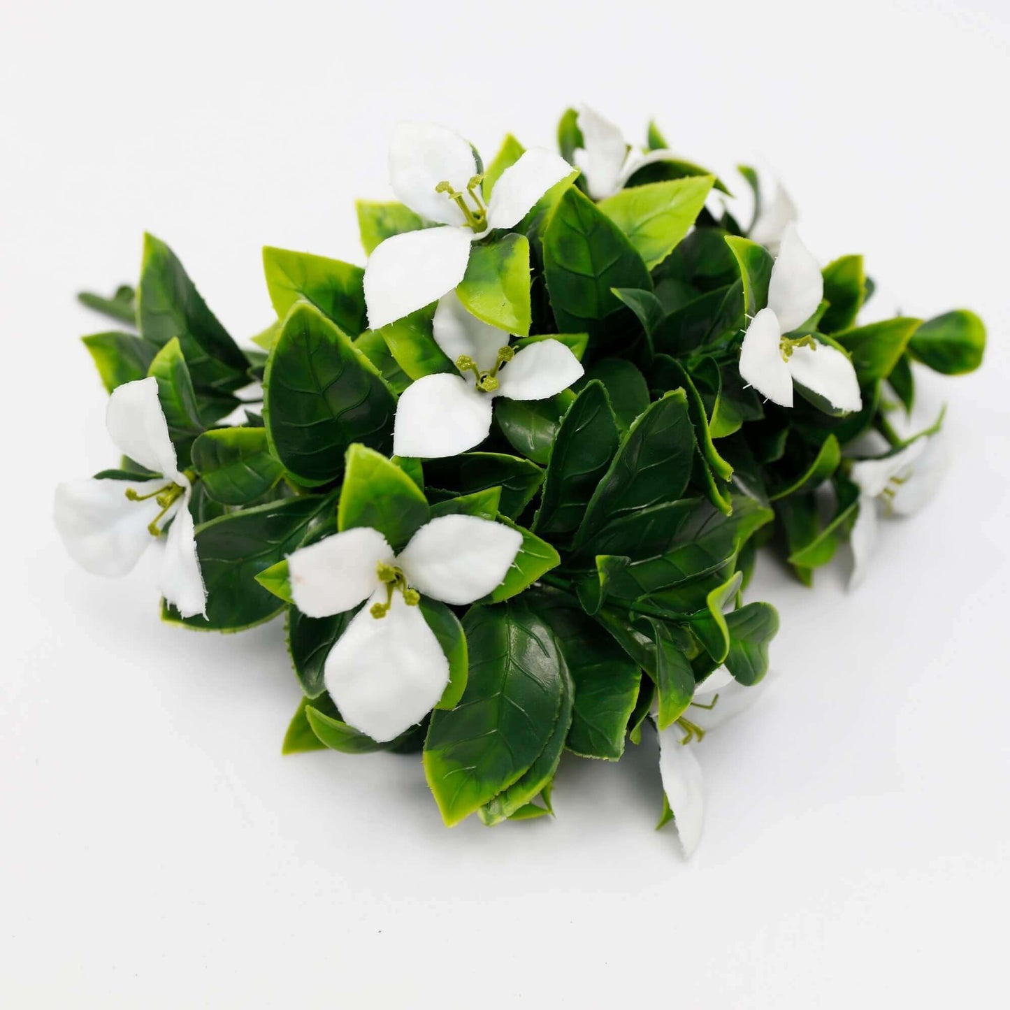 Artificial White Bougainvillea Flower Stem 12" (Living Wall Insert) UV Resistant-2