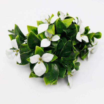 Artificial White Bougainvillea Flower Stem 12" (Living Wall Insert) UV Resistant-2