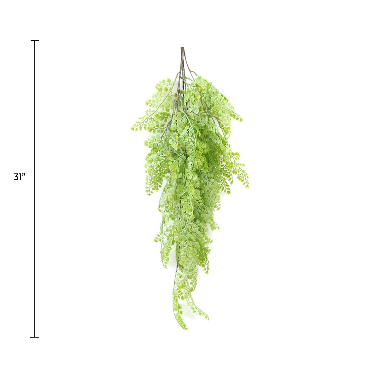 Artificial Light Green Maidenhair Fern 31" UV Resistant-1