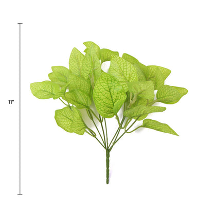 Artificial Philodendron Golden Leaf Bush 11"-1