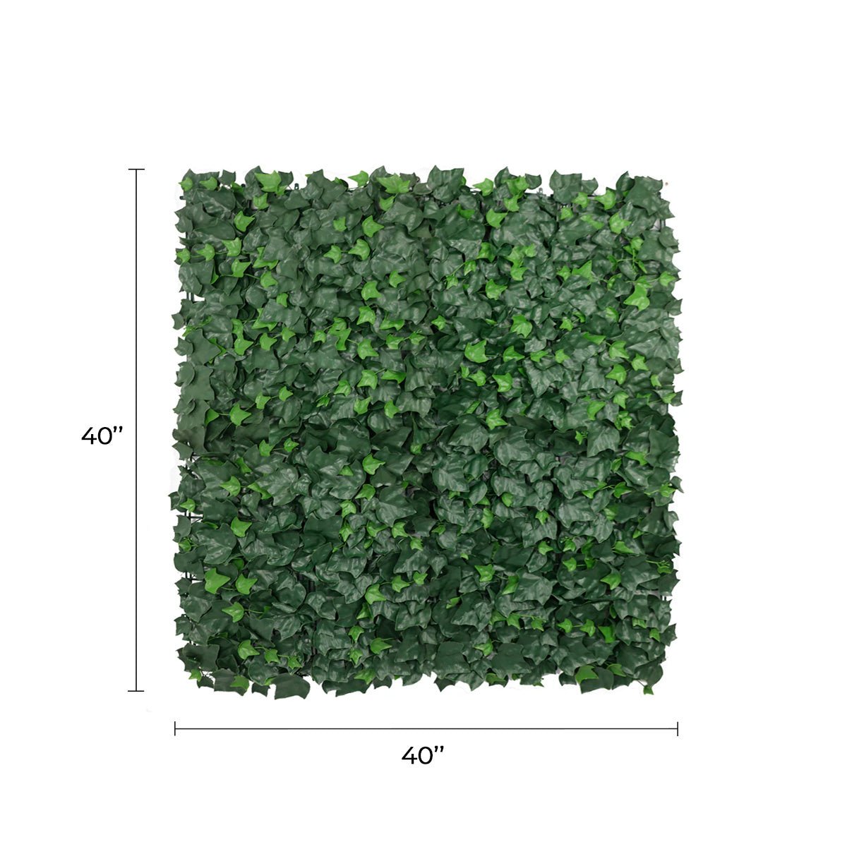 Artificial Boston Ivy Green Wall 40" x 40" 11SQ FT Commercial Grade UV Resistant-1