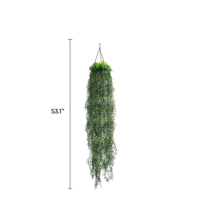 Artificial Hanging Fern Basket – UV Resistant (10.2in x 53.1in | 26cm x 135cm)-1