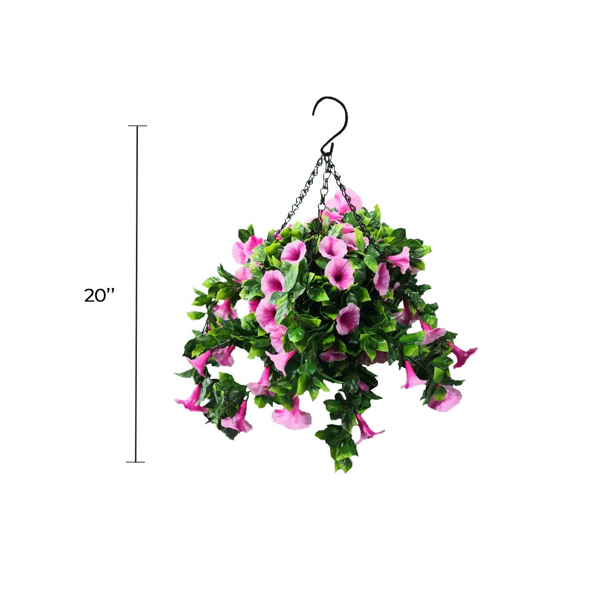 Artificial Petunia Hanging Basket UV Resistant (Outdoor Proof)-1